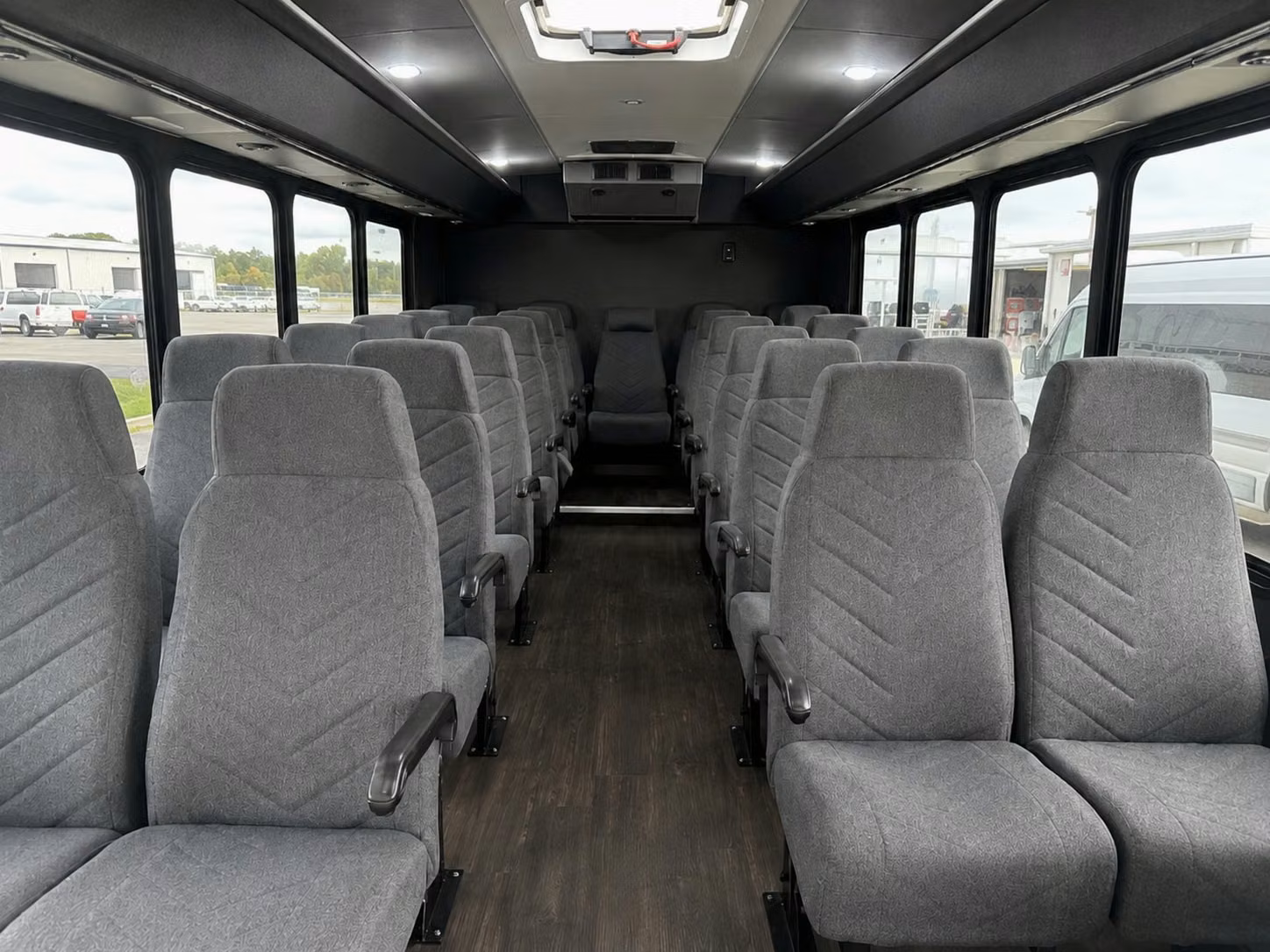 15 passenger minibus inside