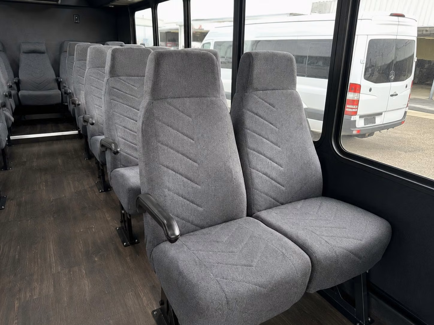 18 passenger minibus inside