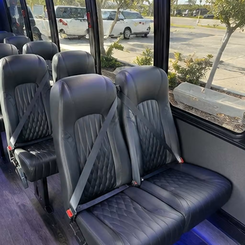 25 passenger minibus interior