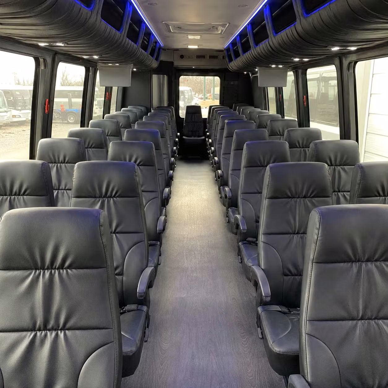 30 passenger minibus inside