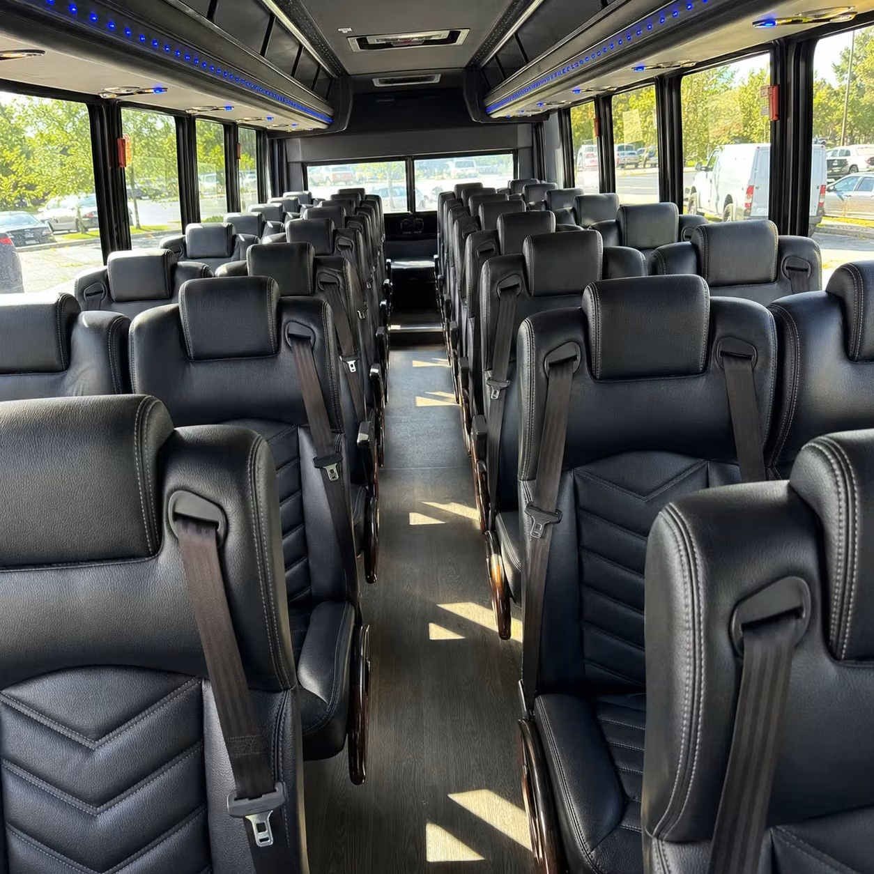 35 passenger minibus inside