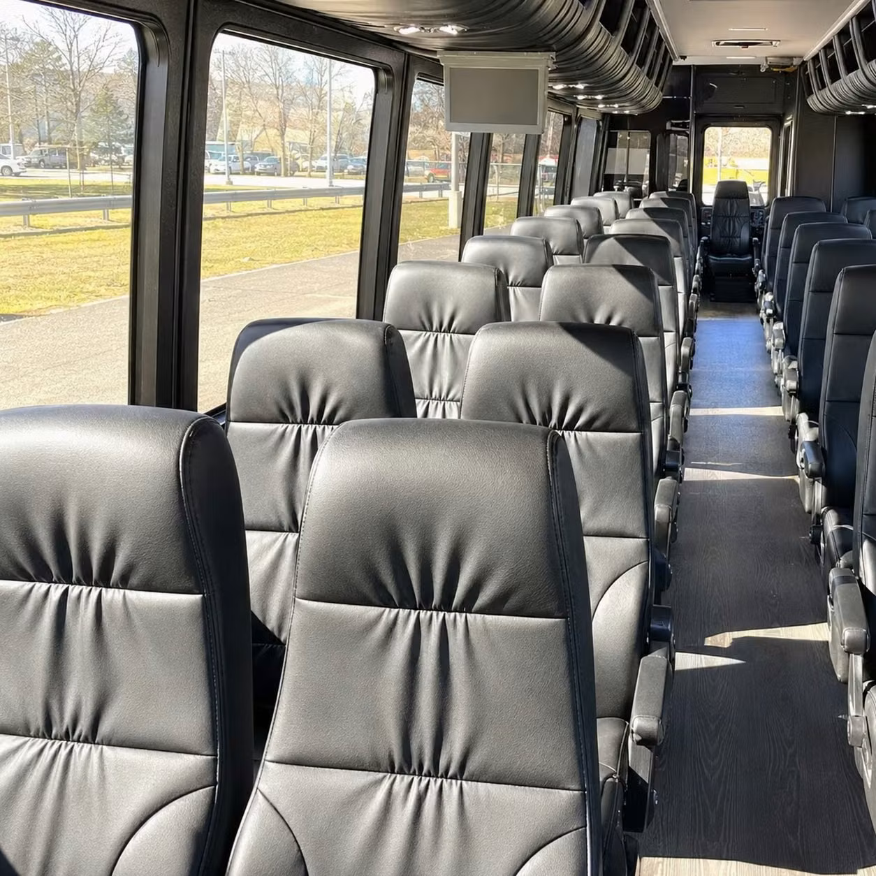 35 passenger minibus interior