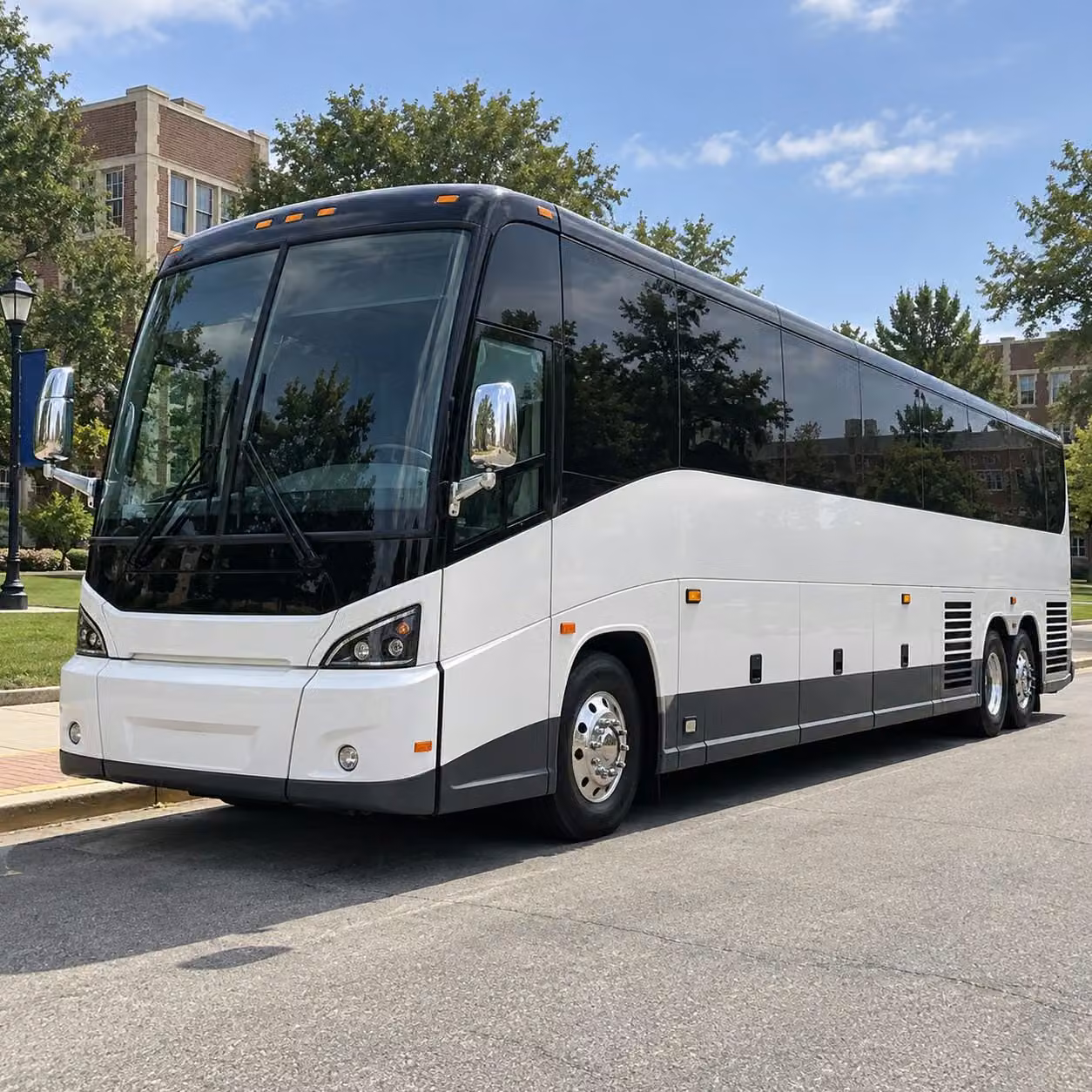 charter bus and shuttle transportation for quincy weddings and special events