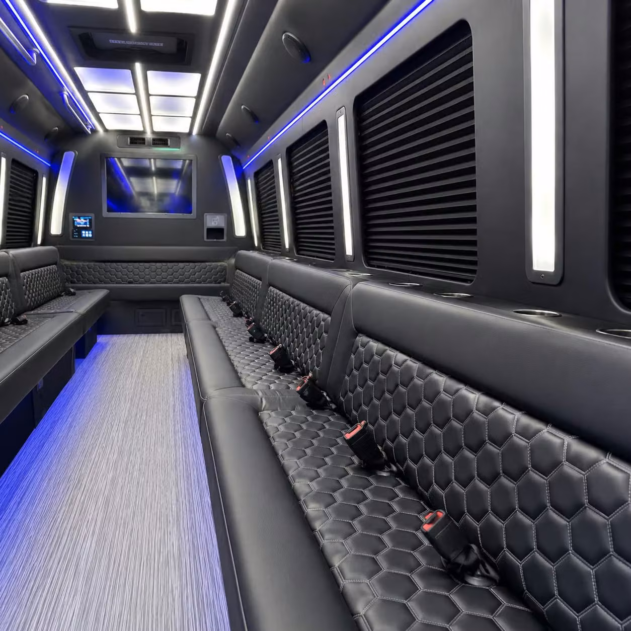 party bus interior