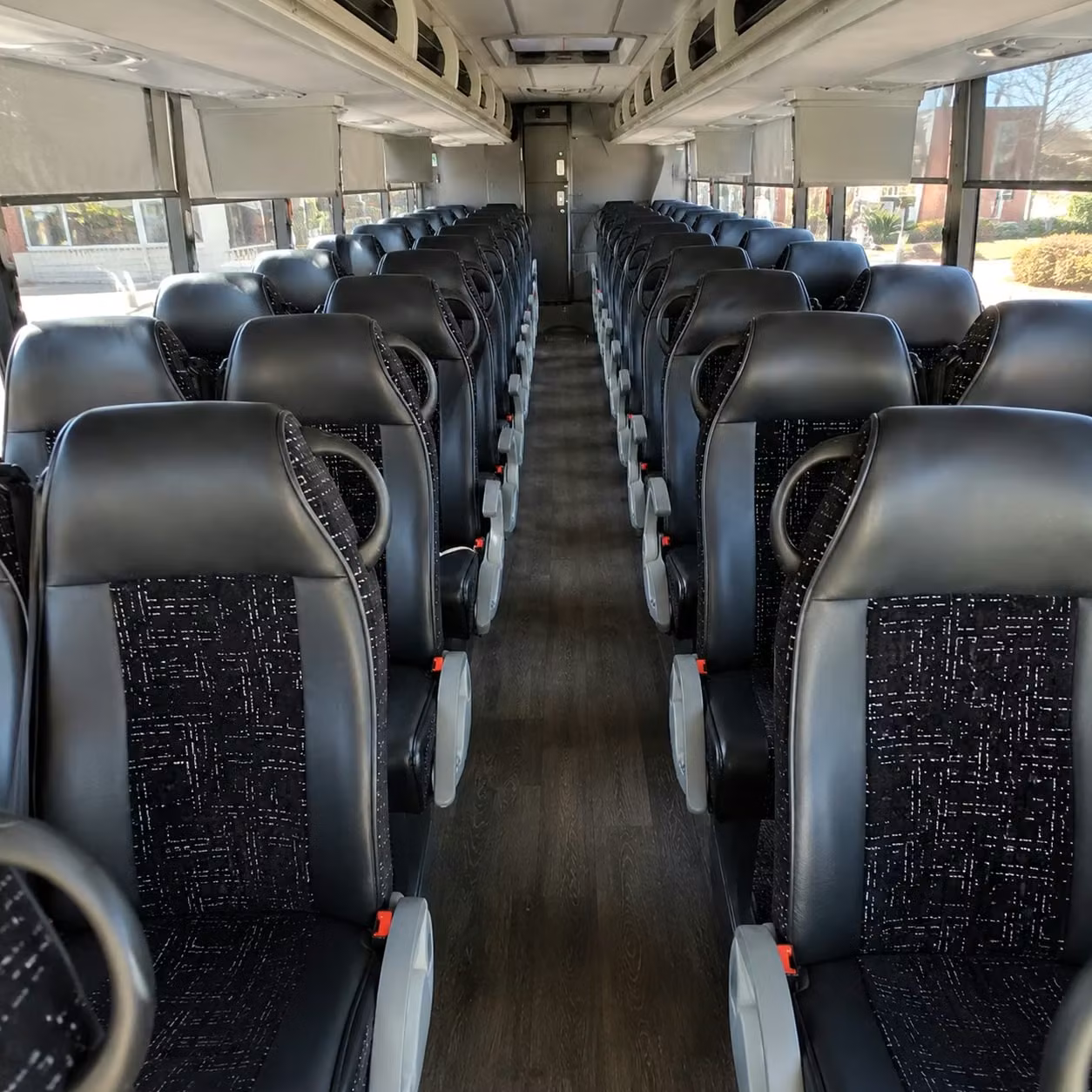 quincy charter bus interior gallery