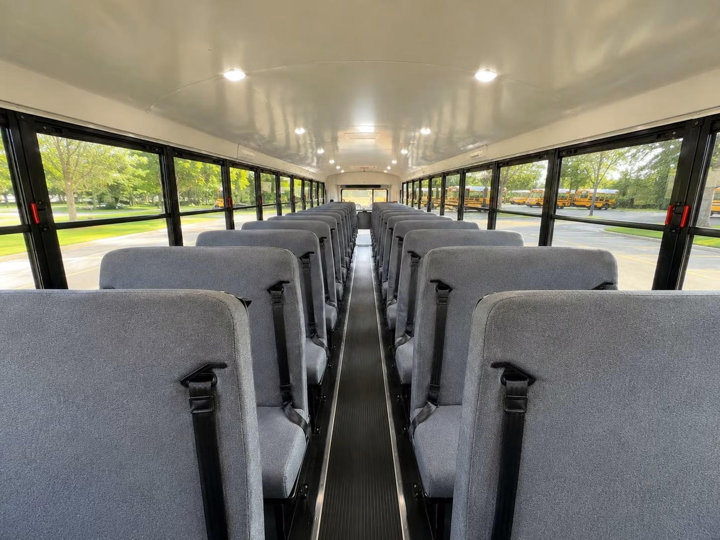 school bus interior