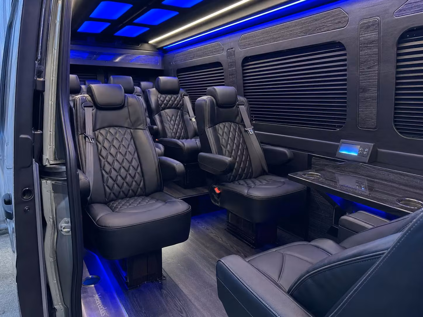 sprinter van transportation for groups and events across quincy